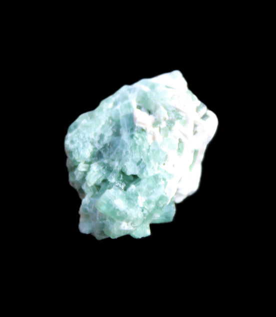 Green Tourmaline cluster 8.4g in sunlight - Rocks and Things Store