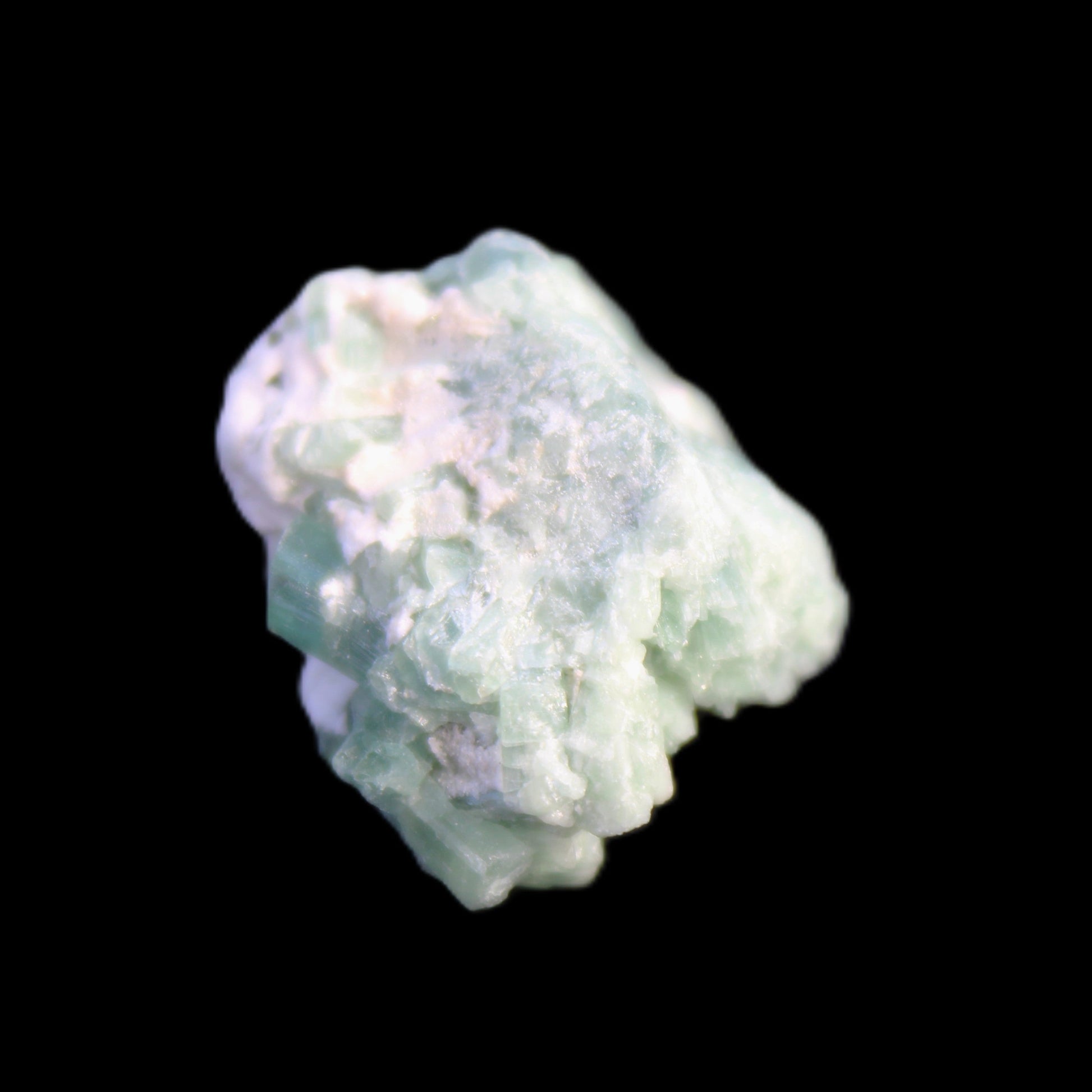 Green Tourmaline cluster 8.4g in sunlight - Rocks and Things Store