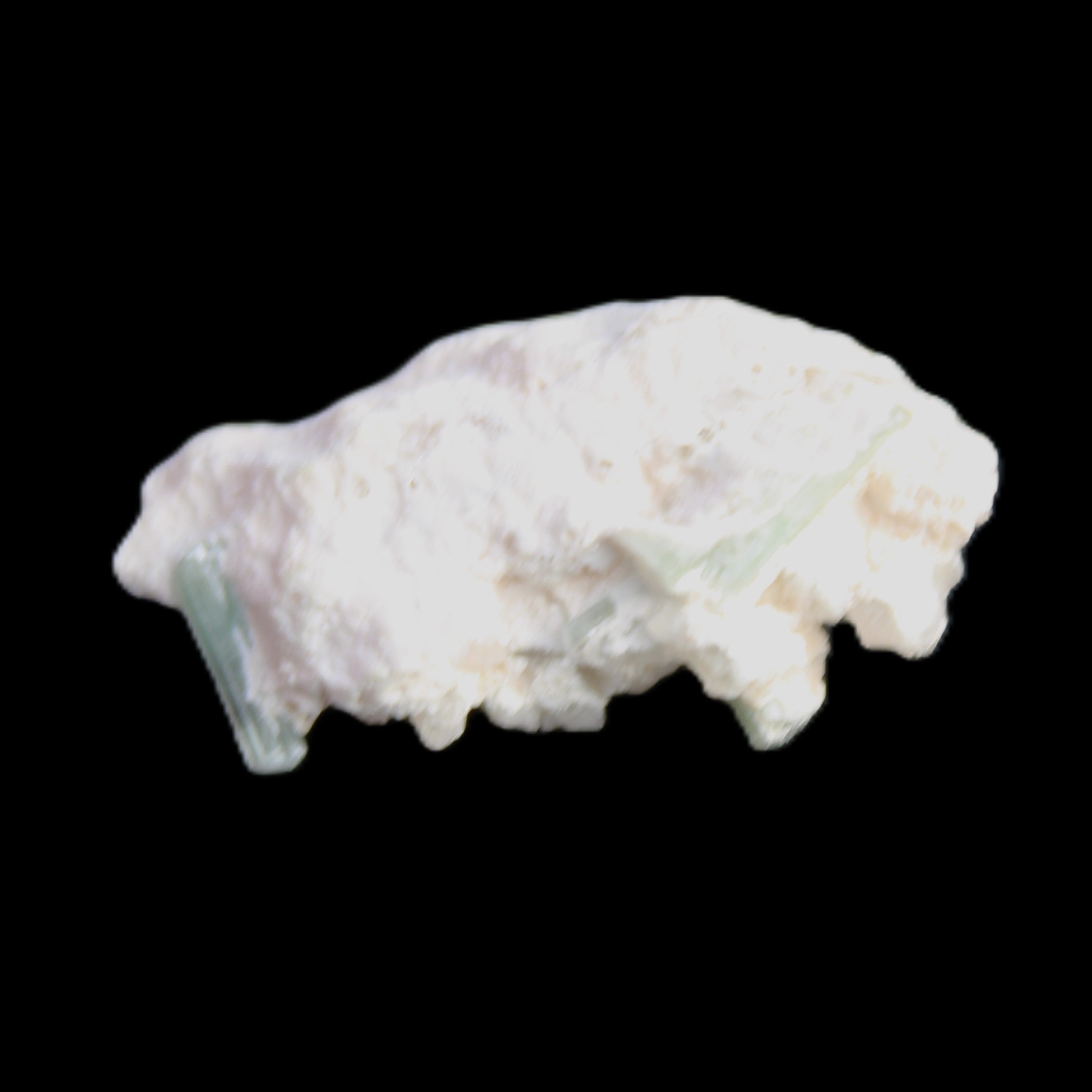 Green Tourmaline cluster 4.4g in sunlight - Rocks and Things Store