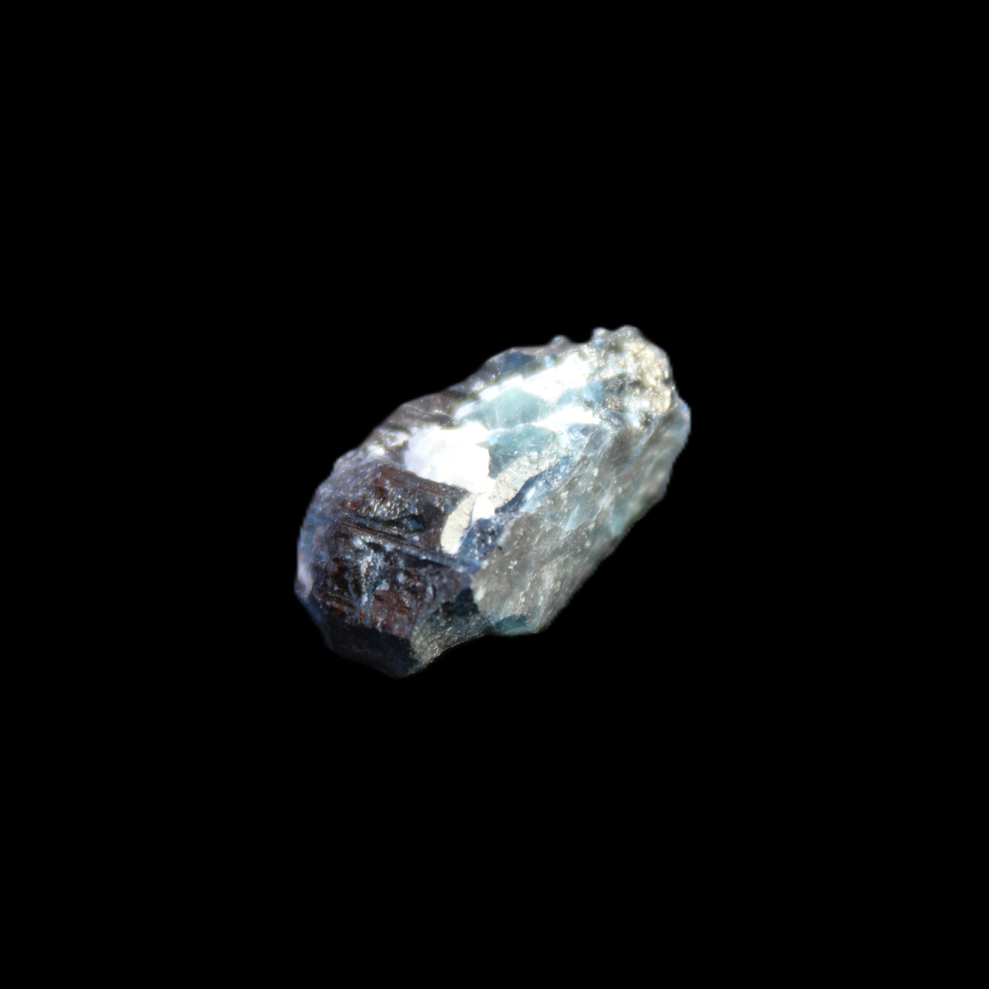 Rare Blue Tourmaline Indicolite crystal from Afghanistan 4.8g in sunlight - Rocks and Things Store
