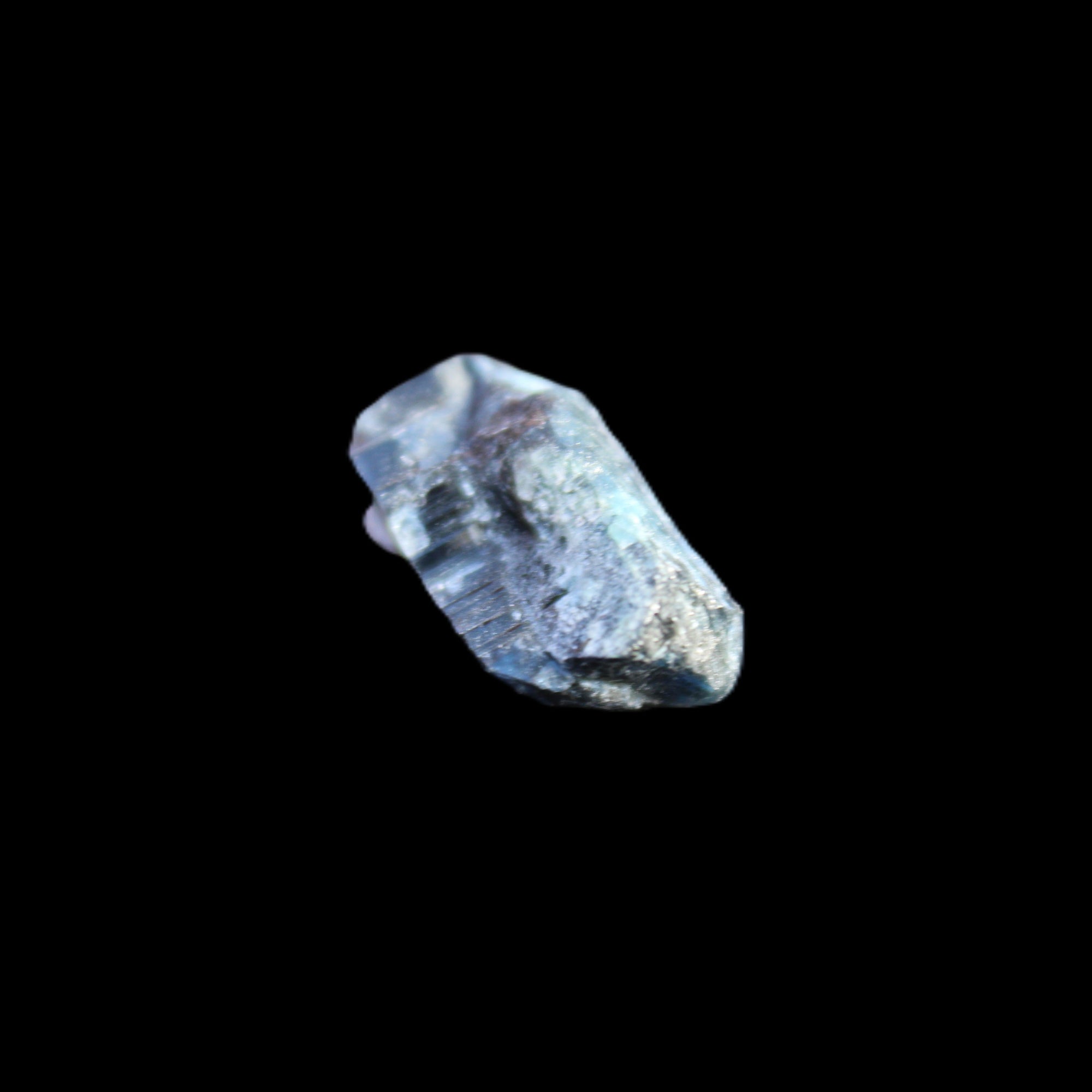 Rare Blue Tourmaline Indicolite crystal from Afghanistan 4.8g in sunlight - Rocks and Things Store