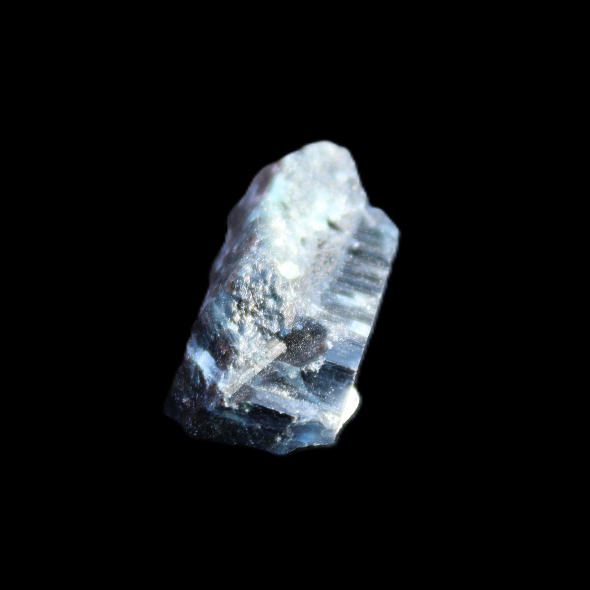 Rare Blue Tourmaline Indicolite crystal from Afghanistan 4.8g in sunlight - Rocks and Things Store