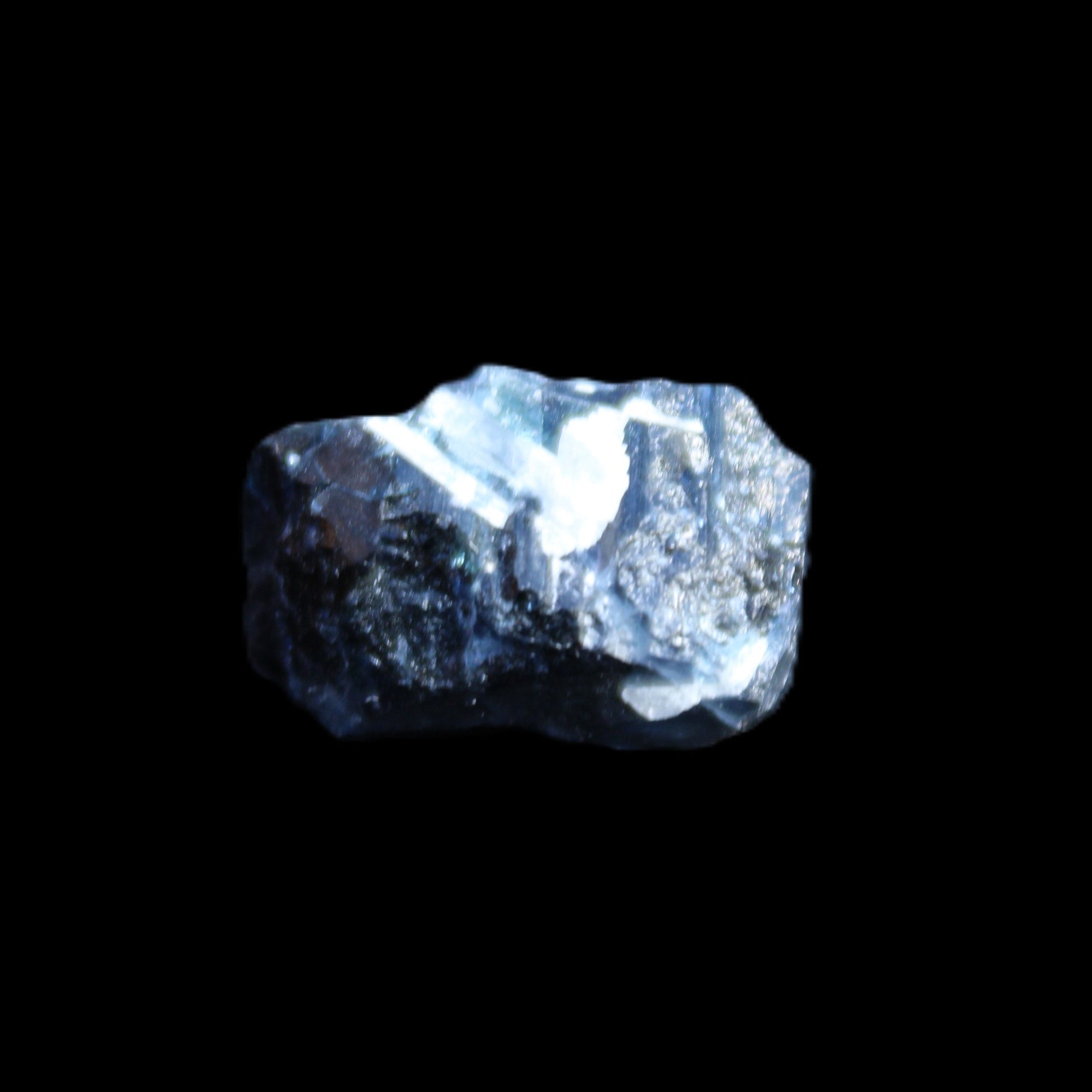 Rare Blue Tourmaline Indicolite crystal from Afghanistan 4.8g in sunlight - Rocks and Things Store