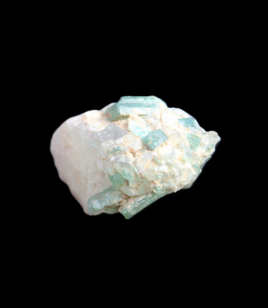 Green Tourmaline cluster from Afghanistan 30.5ct 6.1g in sunlight - Rocks and Things Store
