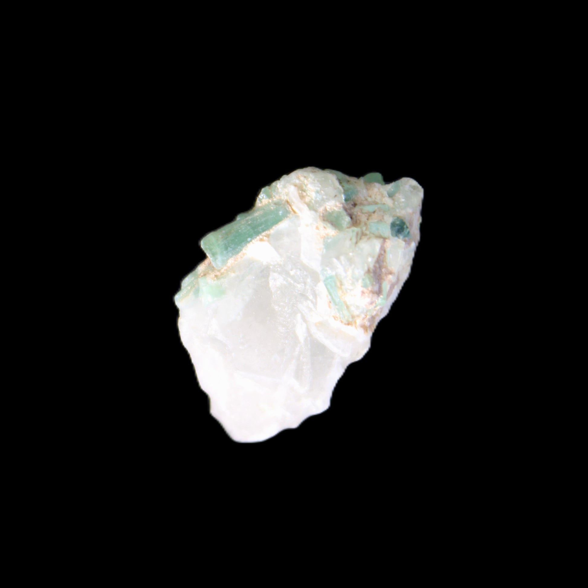 Green Tourmaline cluster from Afghanistan 30.5ct 6.1g in sunlight - Rocks and Things Store