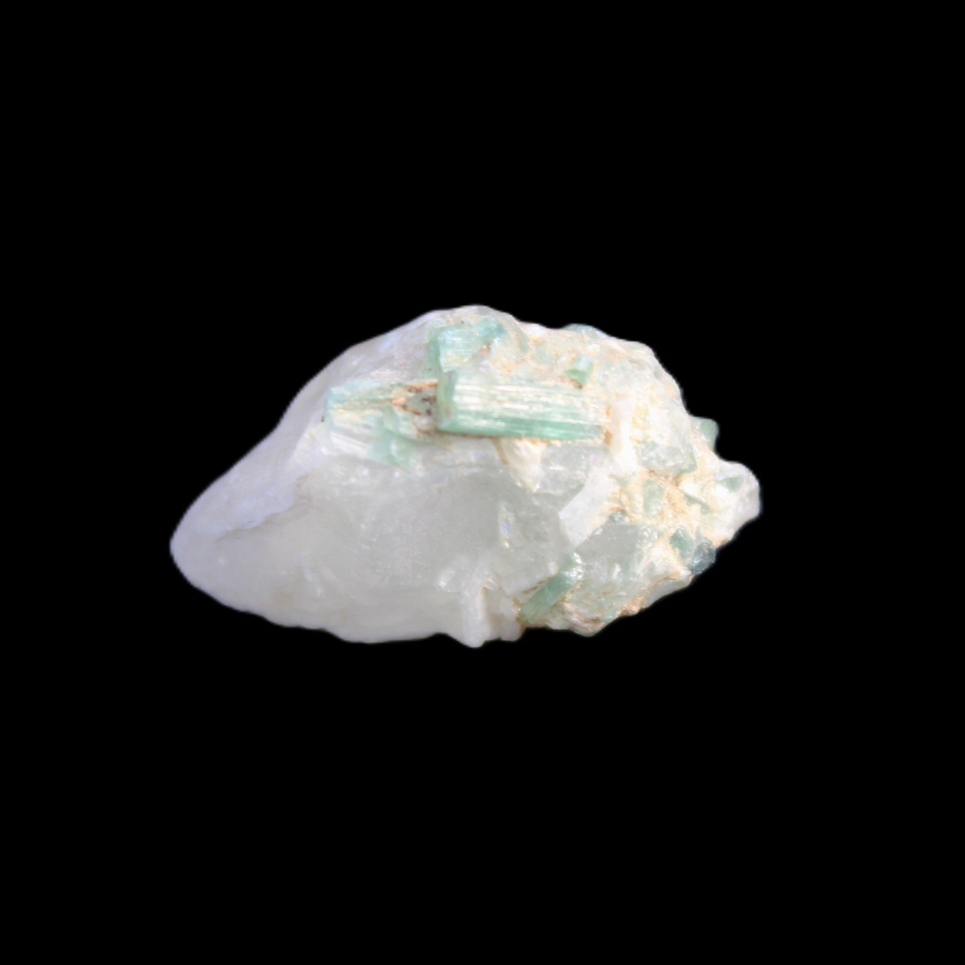 Green Tourmaline cluster from Afghanistan 30.5ct 6.1g in sunlight - Rocks and Things Store