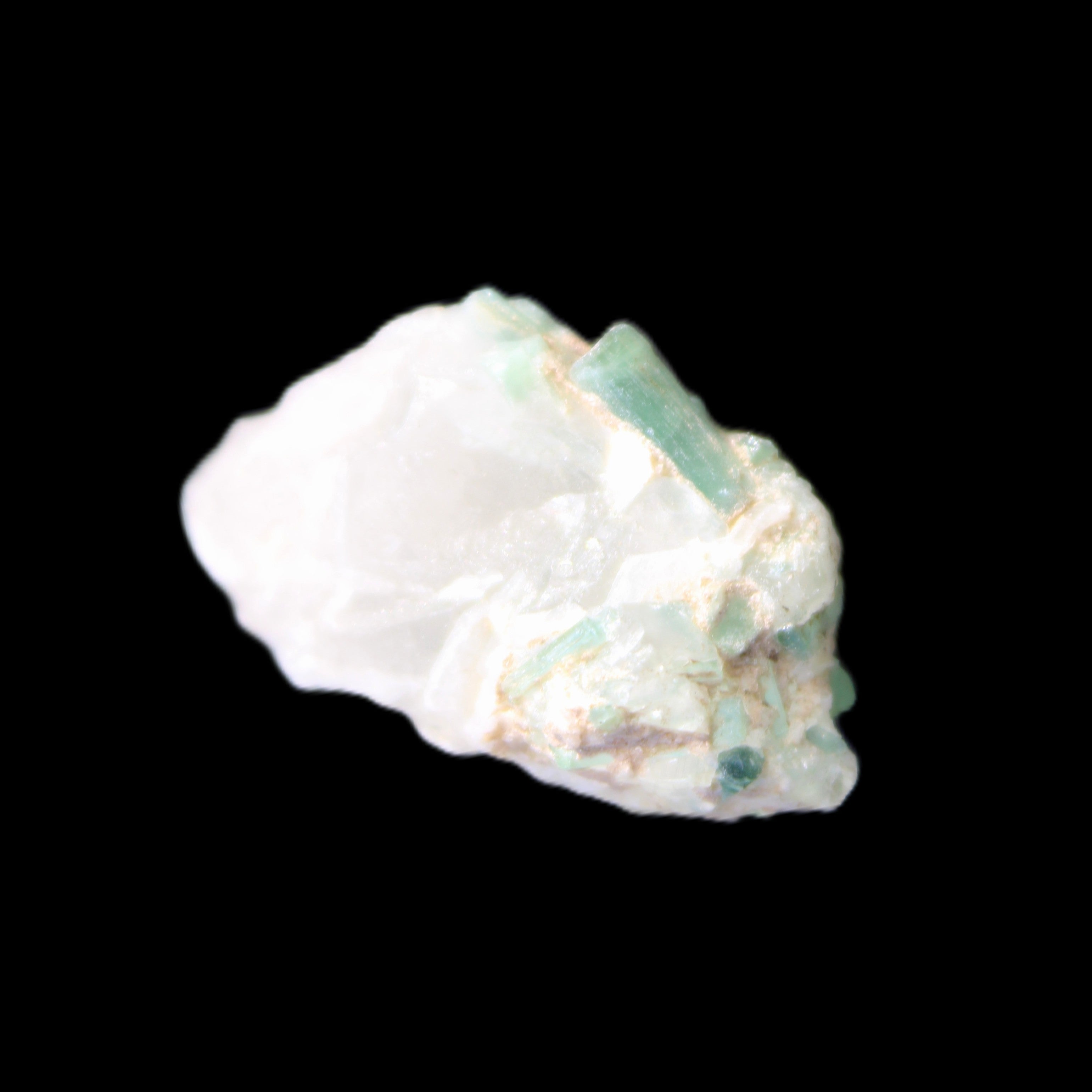Green Tourmaline cluster from Afghanistan 30.5ct 6.1g in sunlight - Rocks and Things Store