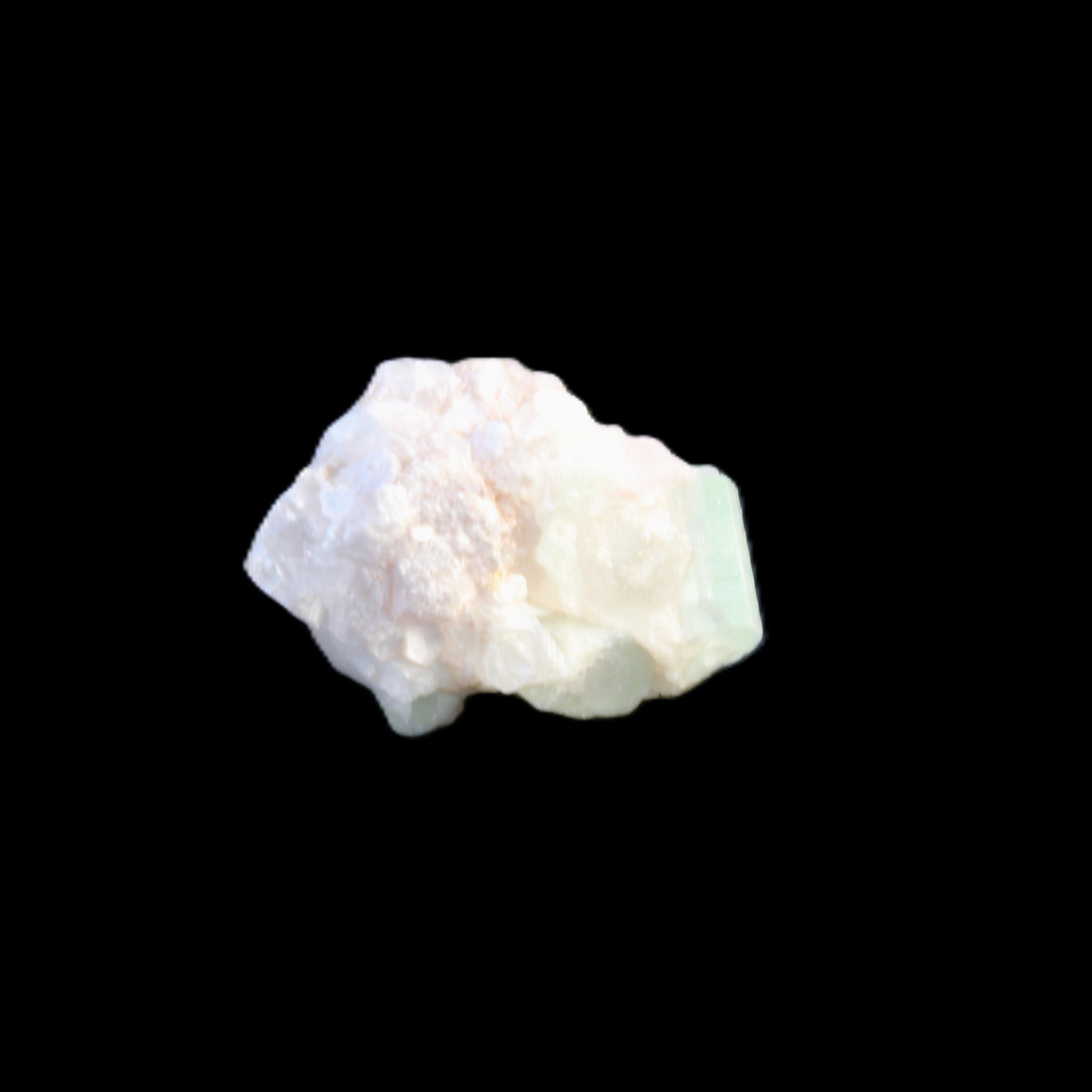 Green Tourmaline cluster 3.2g in sunlight - Rocks and Things Store