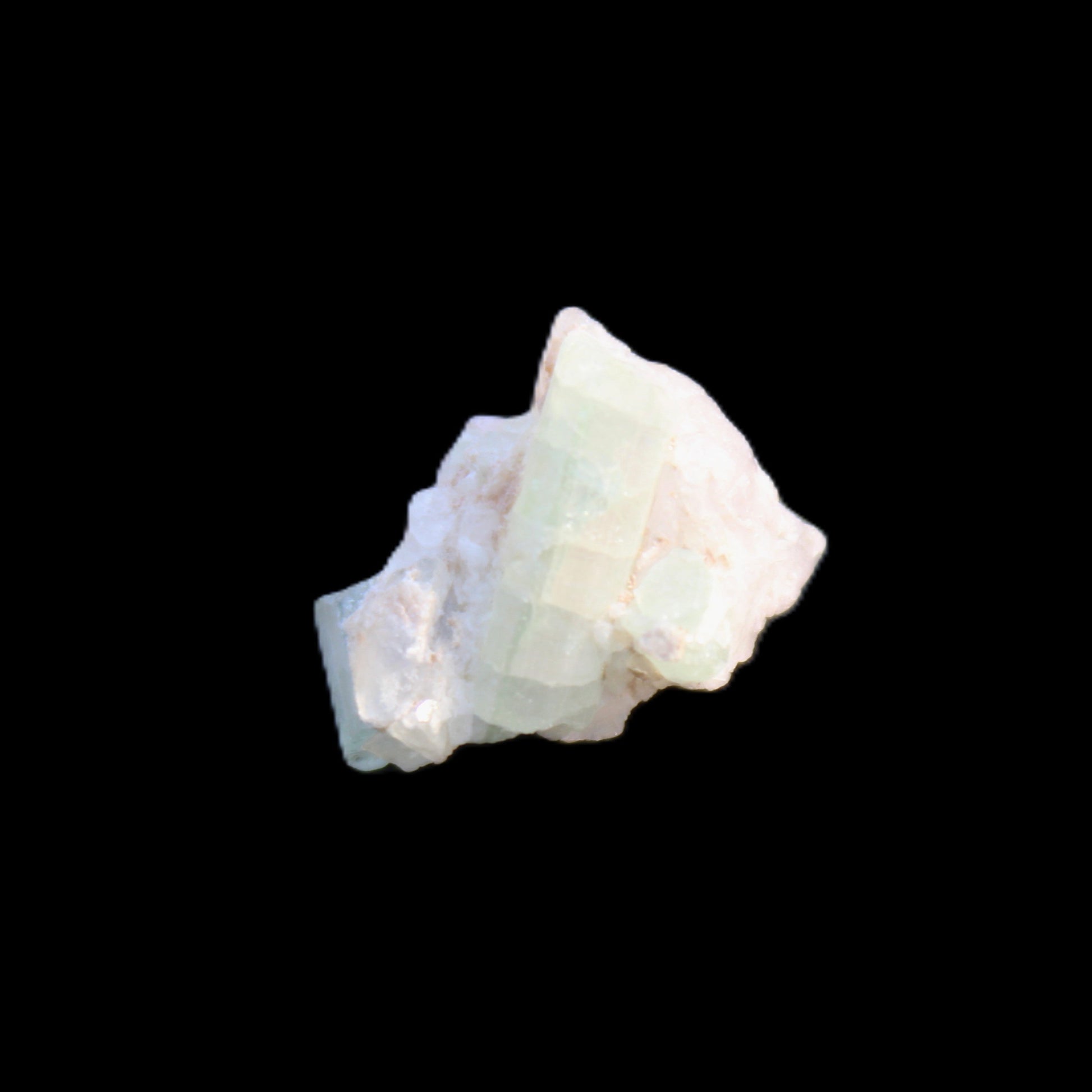 Green Tourmaline cluster 3.2g in sunlight - Rocks and Things Store