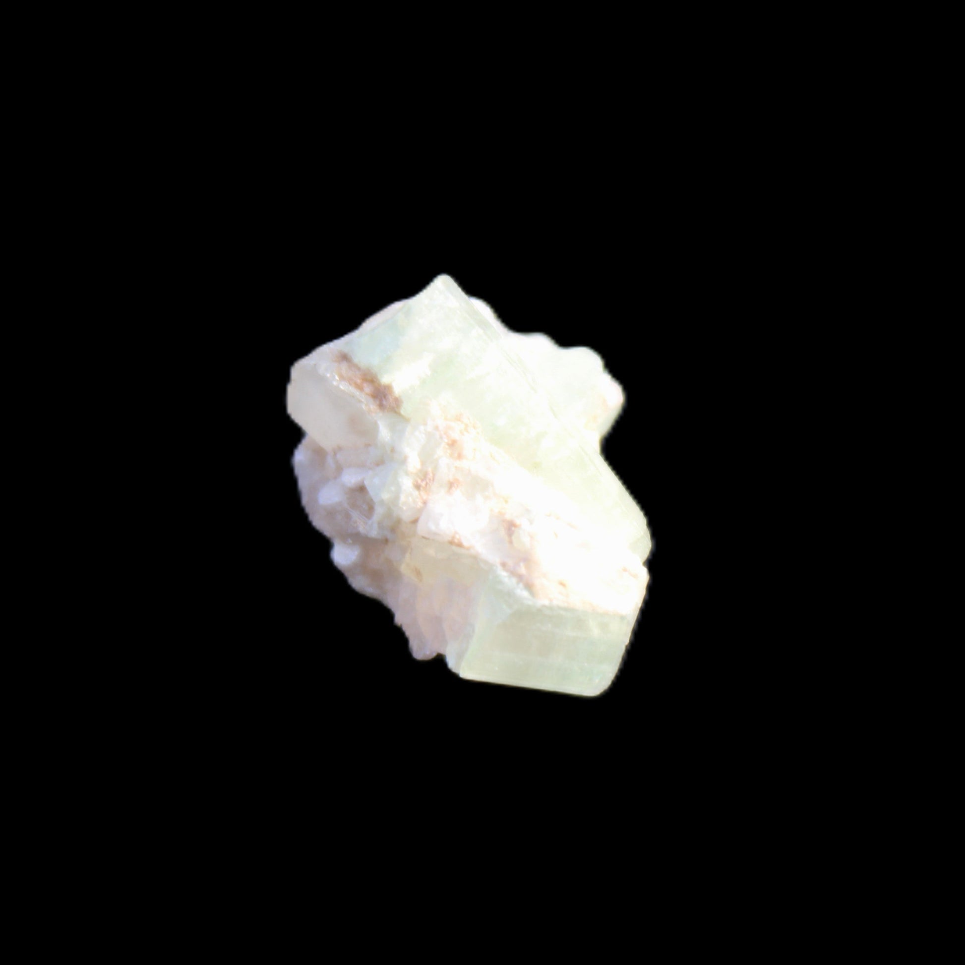 Green Tourmaline cluster 3.2g in sunlight - Rocks and Things Store