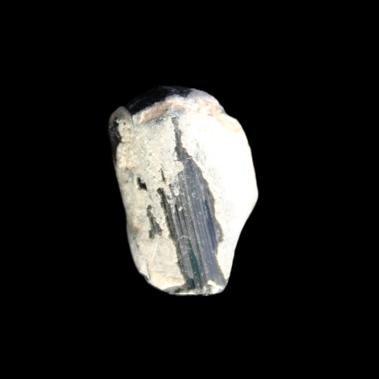 Black Tourmaline terminated crystal cluster in matrix 9.2g in sunlight - Rocks and Things Store