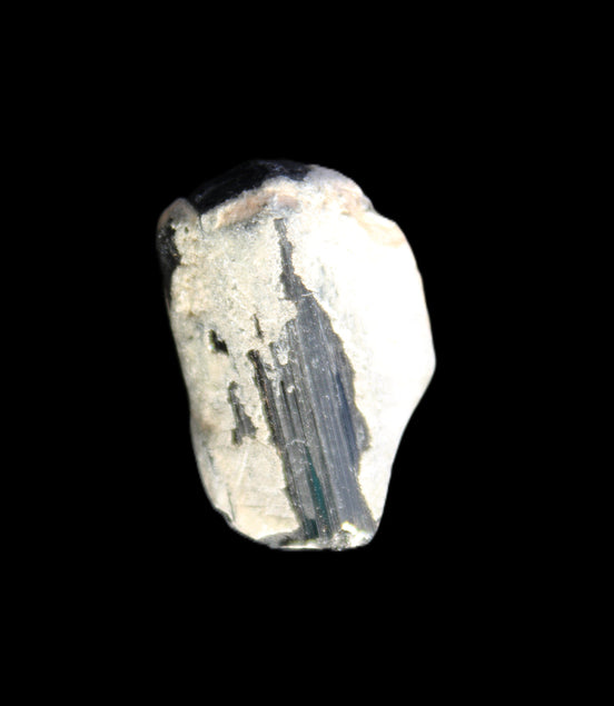 Black Tourmaline terminated crystal cluster in matrix 9.2g in sunlight - Rocks and Things Store