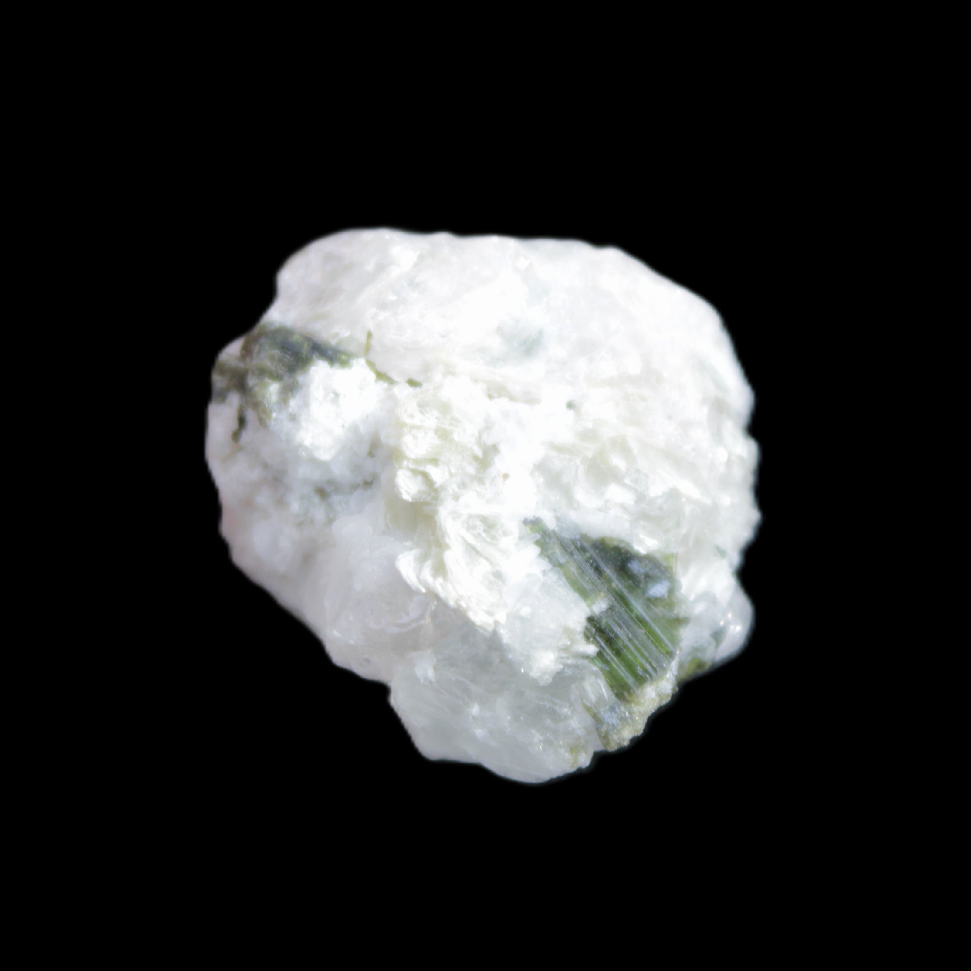 Green Tourmaline cluster 9.6g in sunlight - Rocks and Things Store