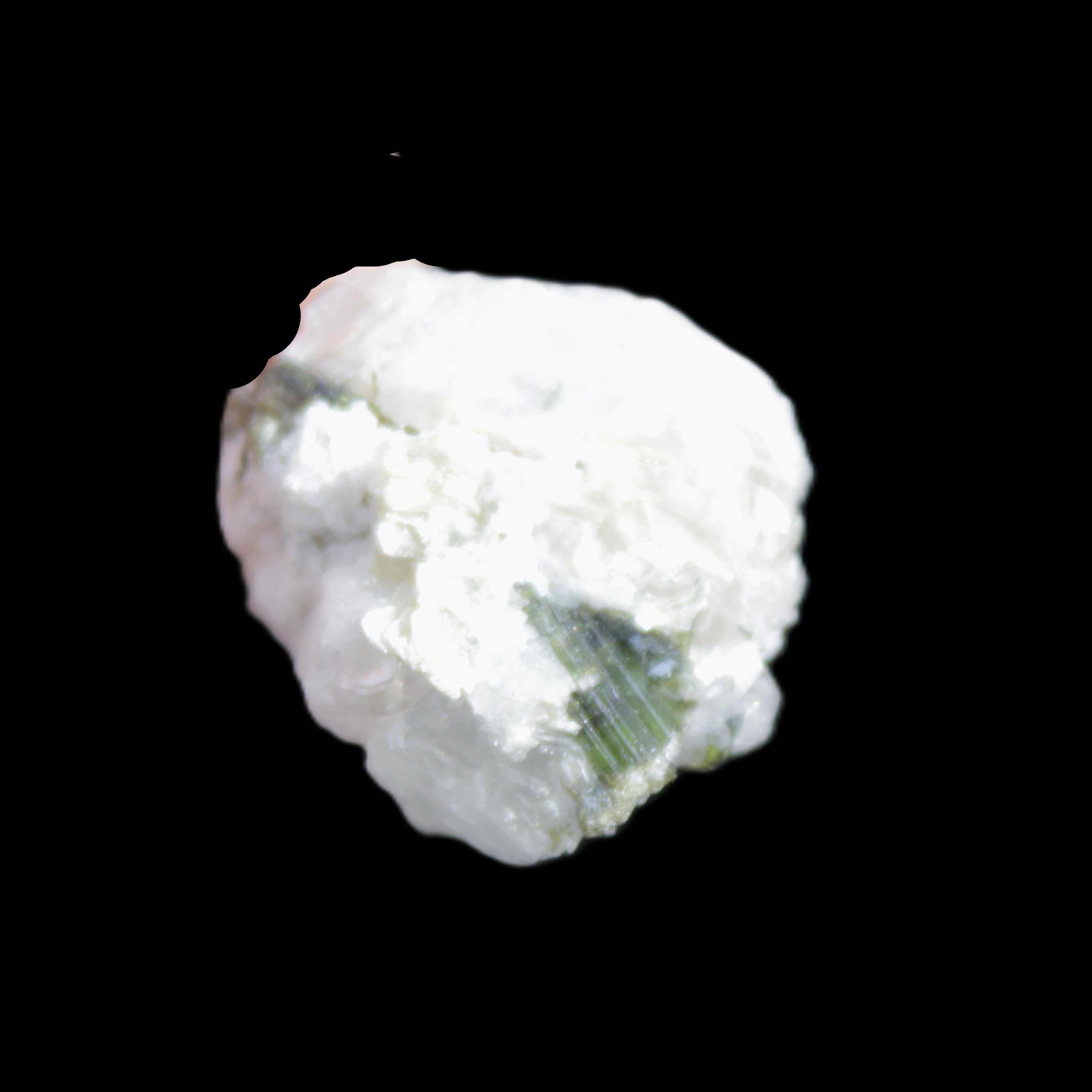 Green Tourmaline cluster 9.6g in sunlight - Rocks and Things Store