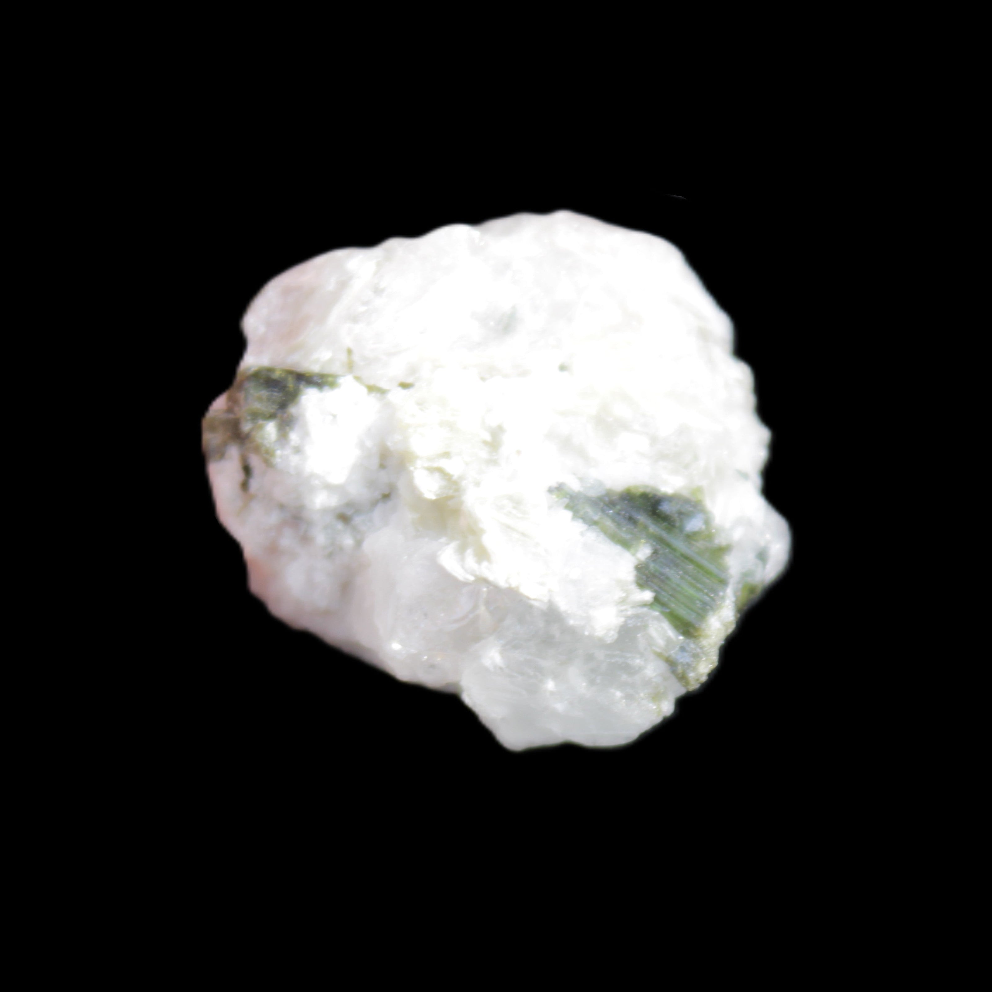 Green Tourmaline cluster 9.6g in sunlight - Rocks and Things Store