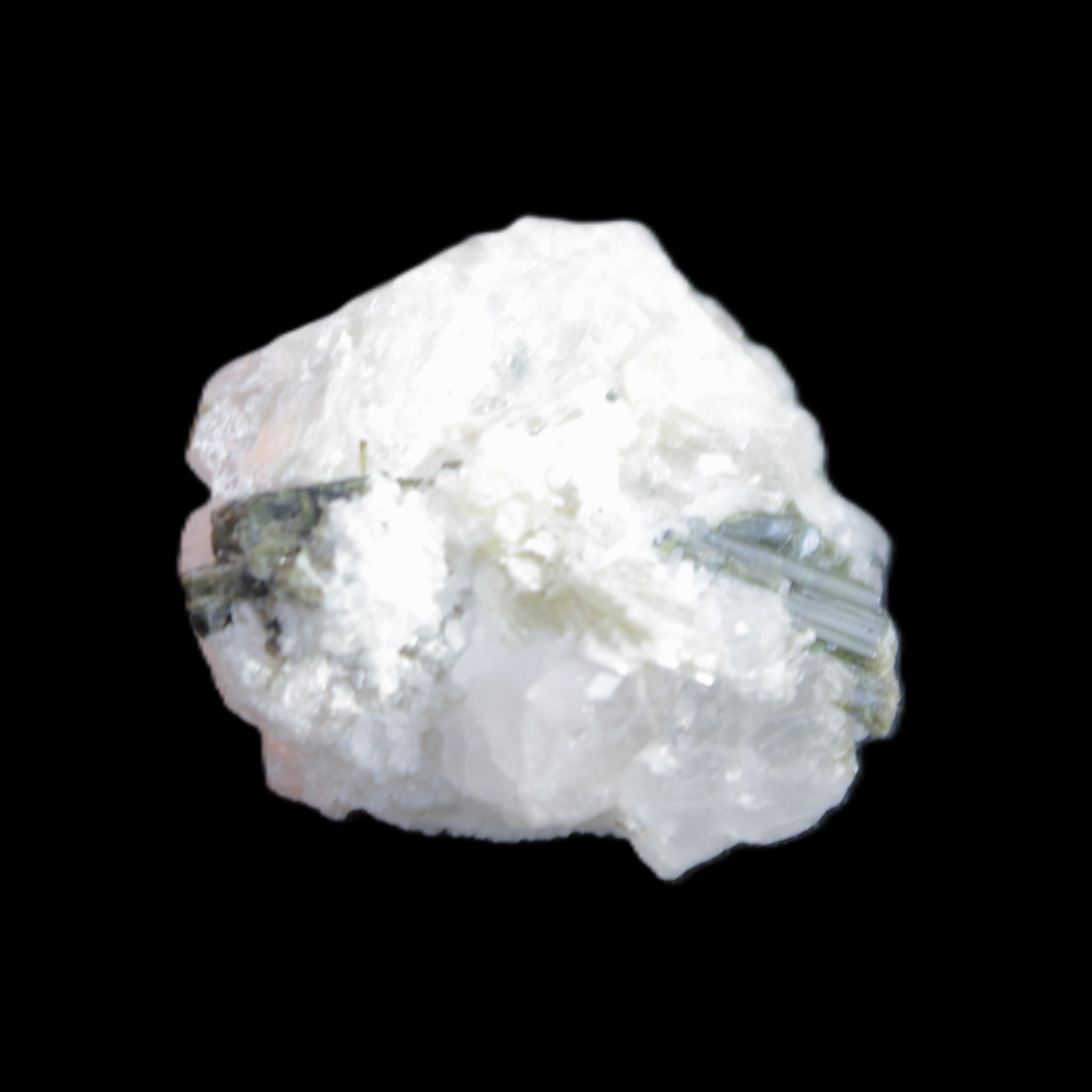 Green Tourmaline cluster 9.6g in sunlight - Rocks and Things Store