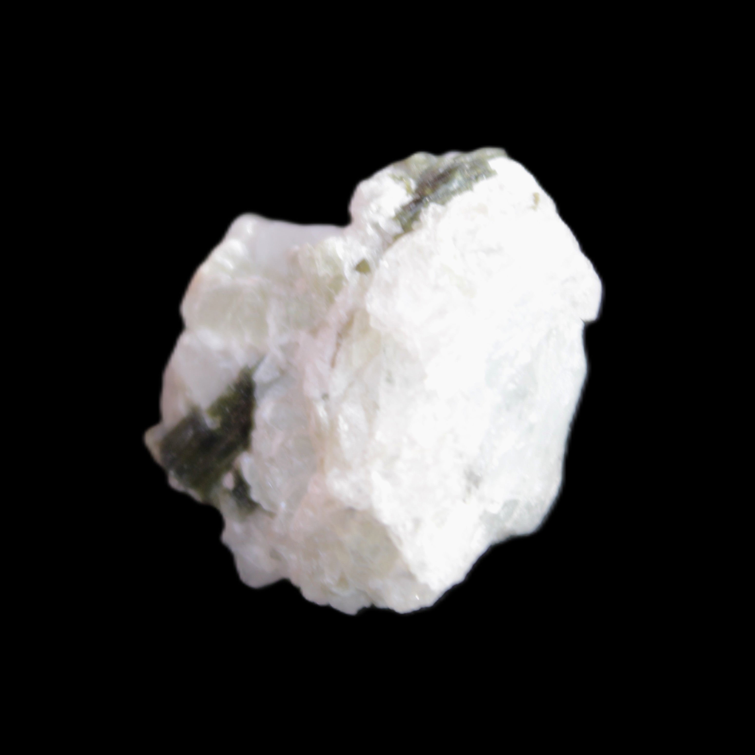 Green Tourmaline cluster 9.6g in sunlight - Rocks and Things Store