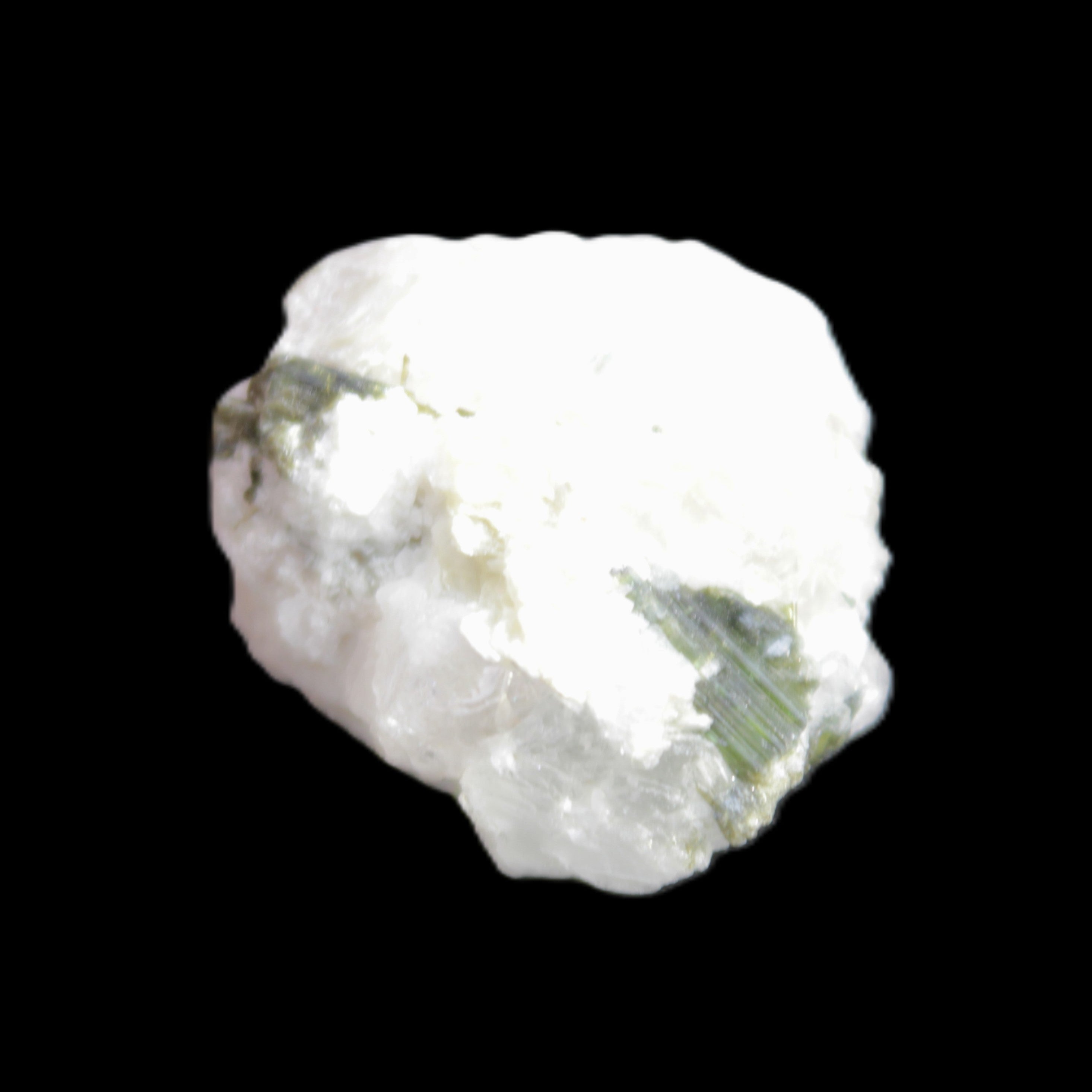 Green Tourmaline cluster 9.6g in sunlight - Rocks and Things Store