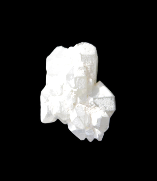Elestial Quartz crystal cluster with Feldspar dusting 8g in sunlight - Rocks and Things Store