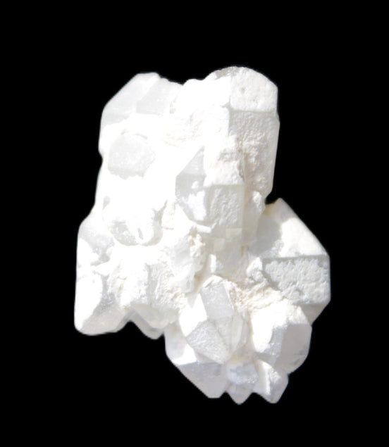 Elestial Quartz crystal cluster with Feldspar dusting 8g in sunlight - Rocks and Things Store