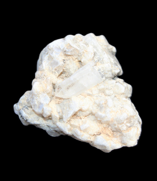 Topaz on Feldspar with mica cluster 26mm 10.7g in sunlight - Rocks and Things Store
