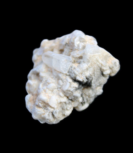 Topaz on Feldspar with mica cluster 26mm 10.7g in sunlight - Rocks and Things Store