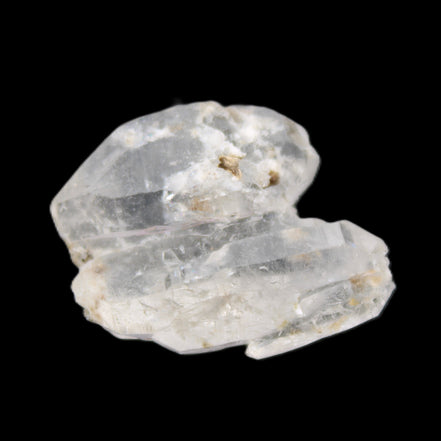 Twinned Diamond Quartz Dolphin crystal 7.2g in sunlight - Rocks and Things Store