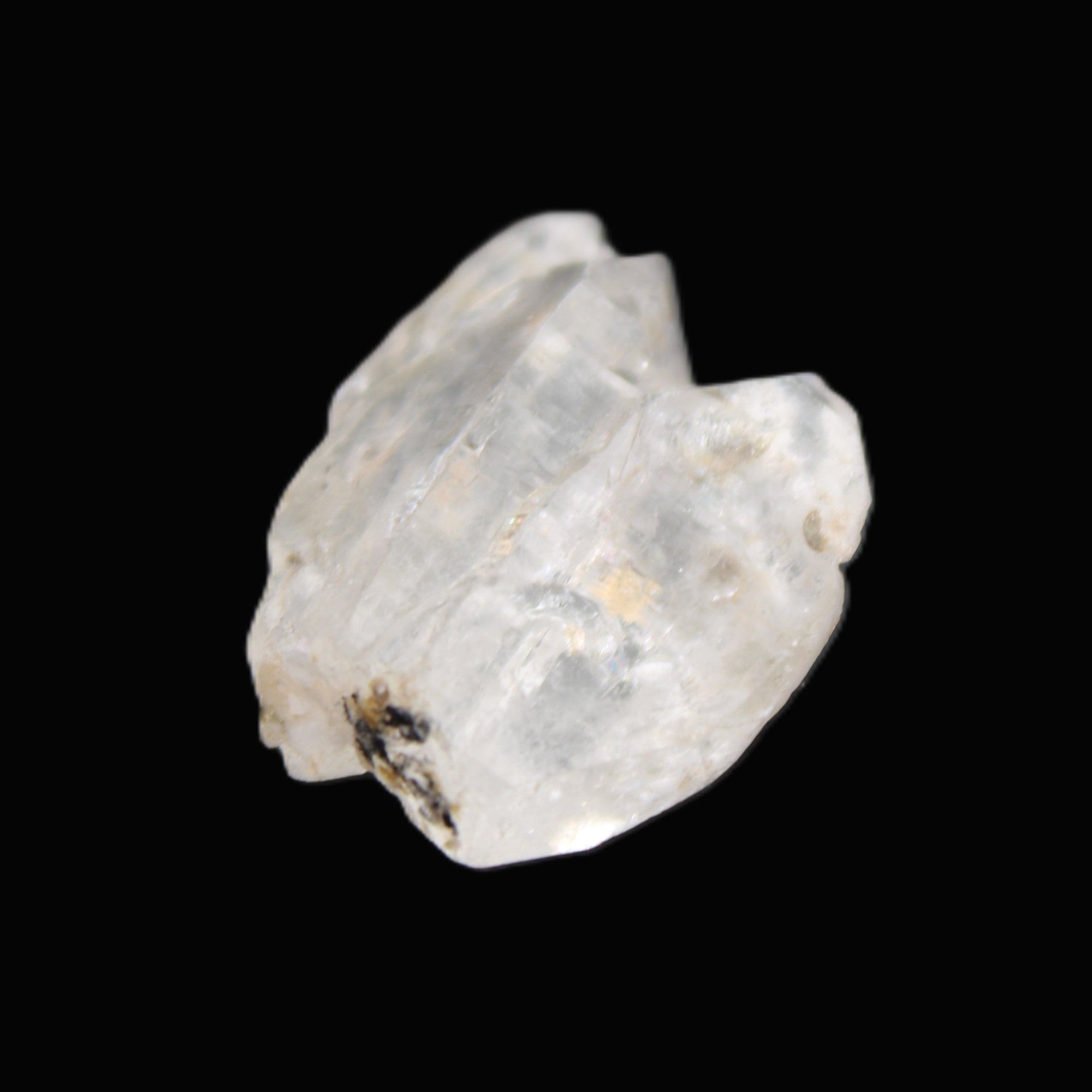 Twinned Diamond Quartz Dolphin crystal 7.2g in sunlight - Rocks and Things Store