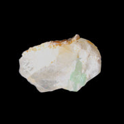 Green tourmaline on Clear Quartz 33*22mm 12.0g in sunlight - Rocks and Things Store