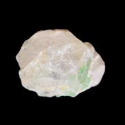 Green tourmaline on Clear Quartz 33*22mm 12.0g in sunlight - Rocks and Things Store