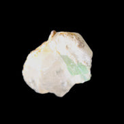 Green tourmaline on Clear Quartz 33*22mm 12.0g in sunlight - Rocks and Things Store