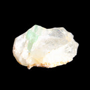 Green tourmaline on Clear Quartz 33*22mm 12.0g in sunlight - Rocks and Things Store