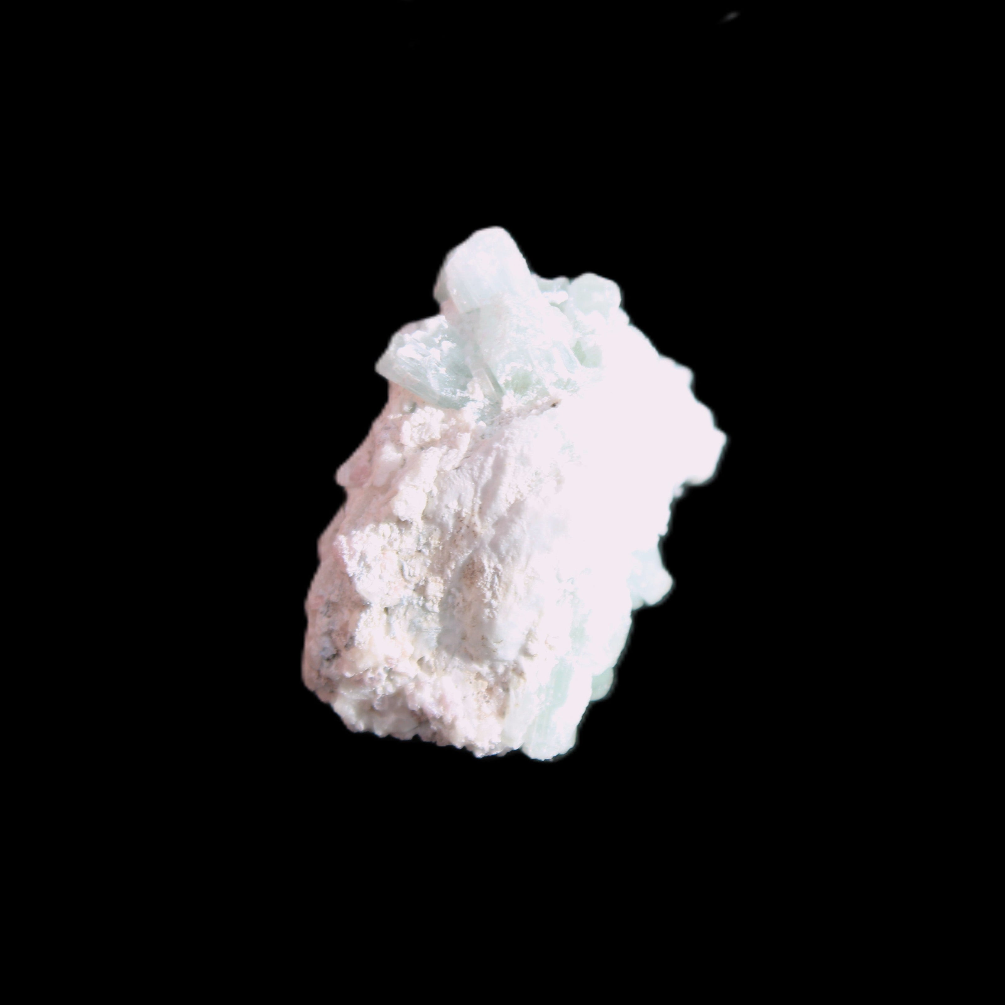 Green Tourmaline cluster from Afghanistan 12.6g in sunlight - Rocks and Things Store