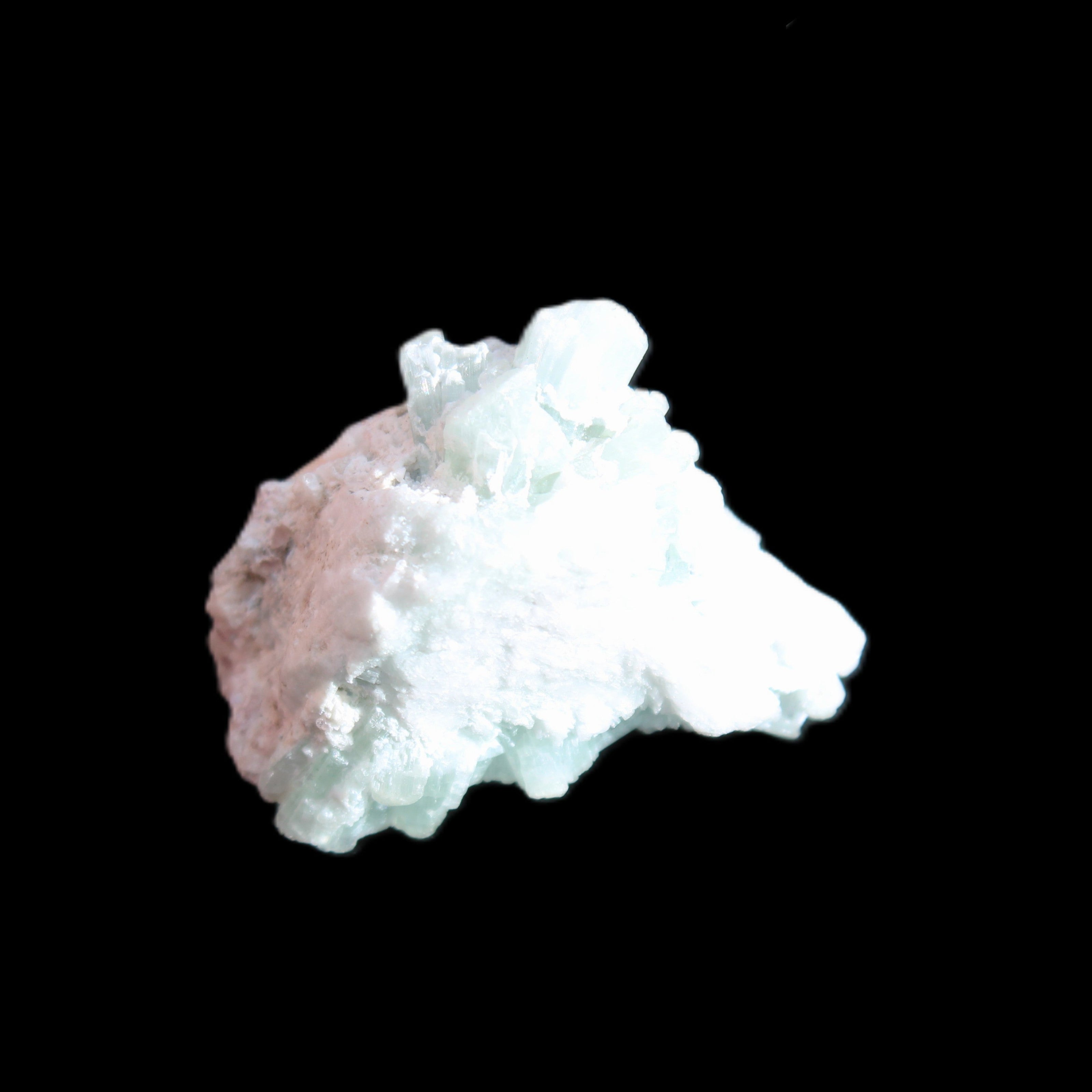 Green Tourmaline cluster from Afghanistan 12.6g in sunlight - Rocks and Things Store