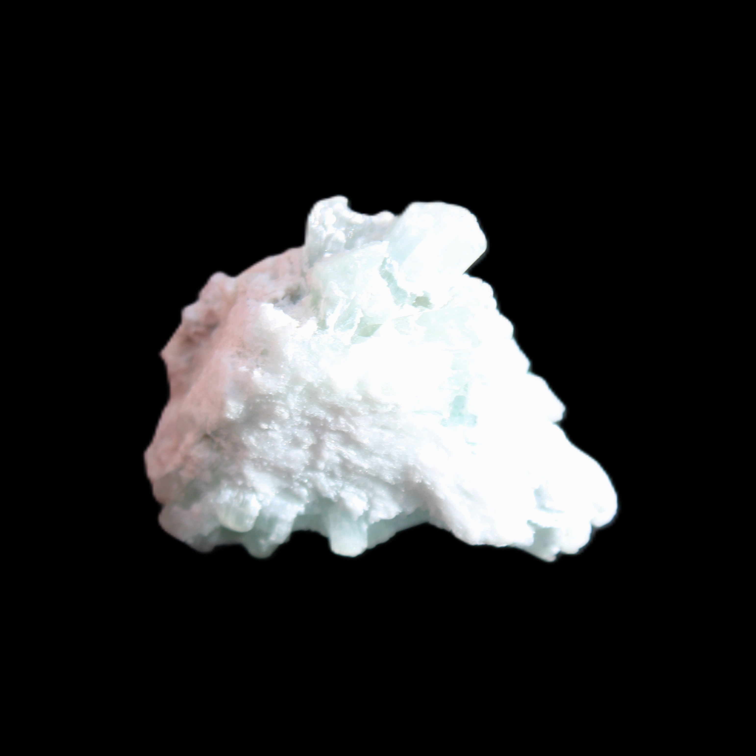 Green Tourmaline cluster from Afghanistan 12.6g in sunlight - Rocks and Things Store