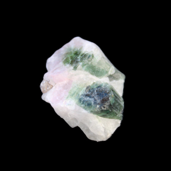Blue, Green and Pink Tourmaline in matrix 18ct 3.6g in sunlight - Rocks and Things Store