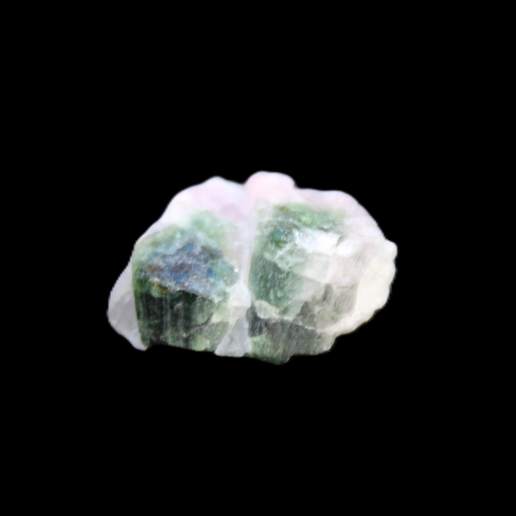 Blue, Green and Pink Tourmaline in matrix 18ct 3.6g in sunlight - Rocks and Things Store