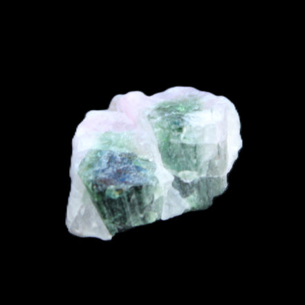 Blue, Green and Pink Tourmaline in matrix 18ct 3.6g in sunlight - Rocks and Things Store