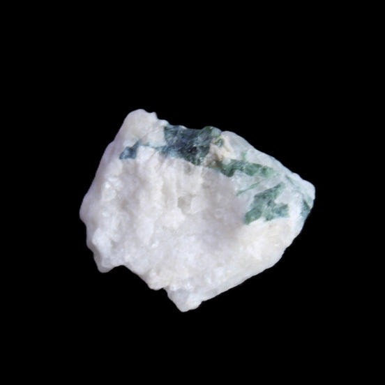 Blue with Green Tourmaline on matrix from Afghanistan 8.6g in sunlight - Rocks and Things Store