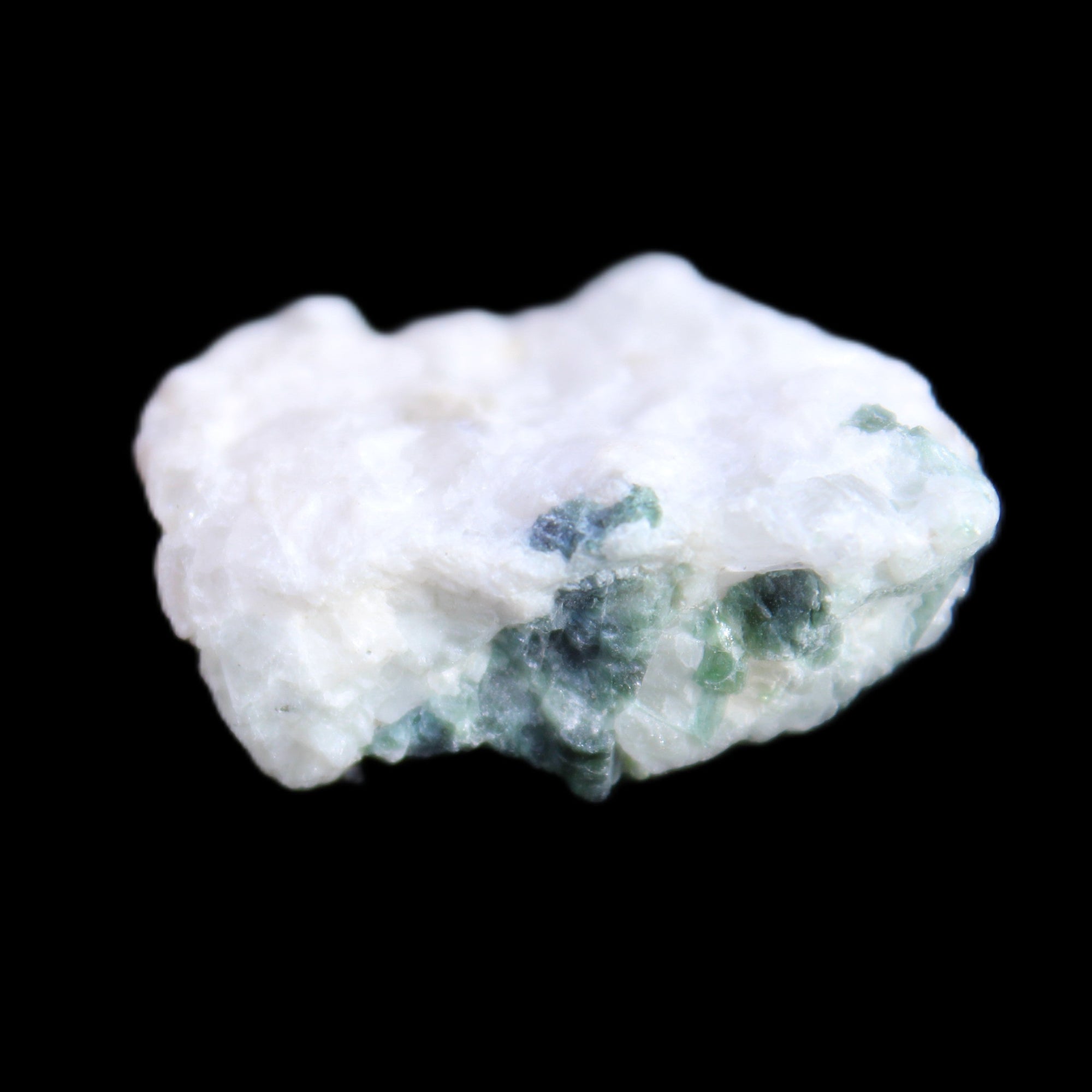Blue with Green Tourmaline on matrix from Afghanistan 8.6g in sunlight - Rocks and Things Store