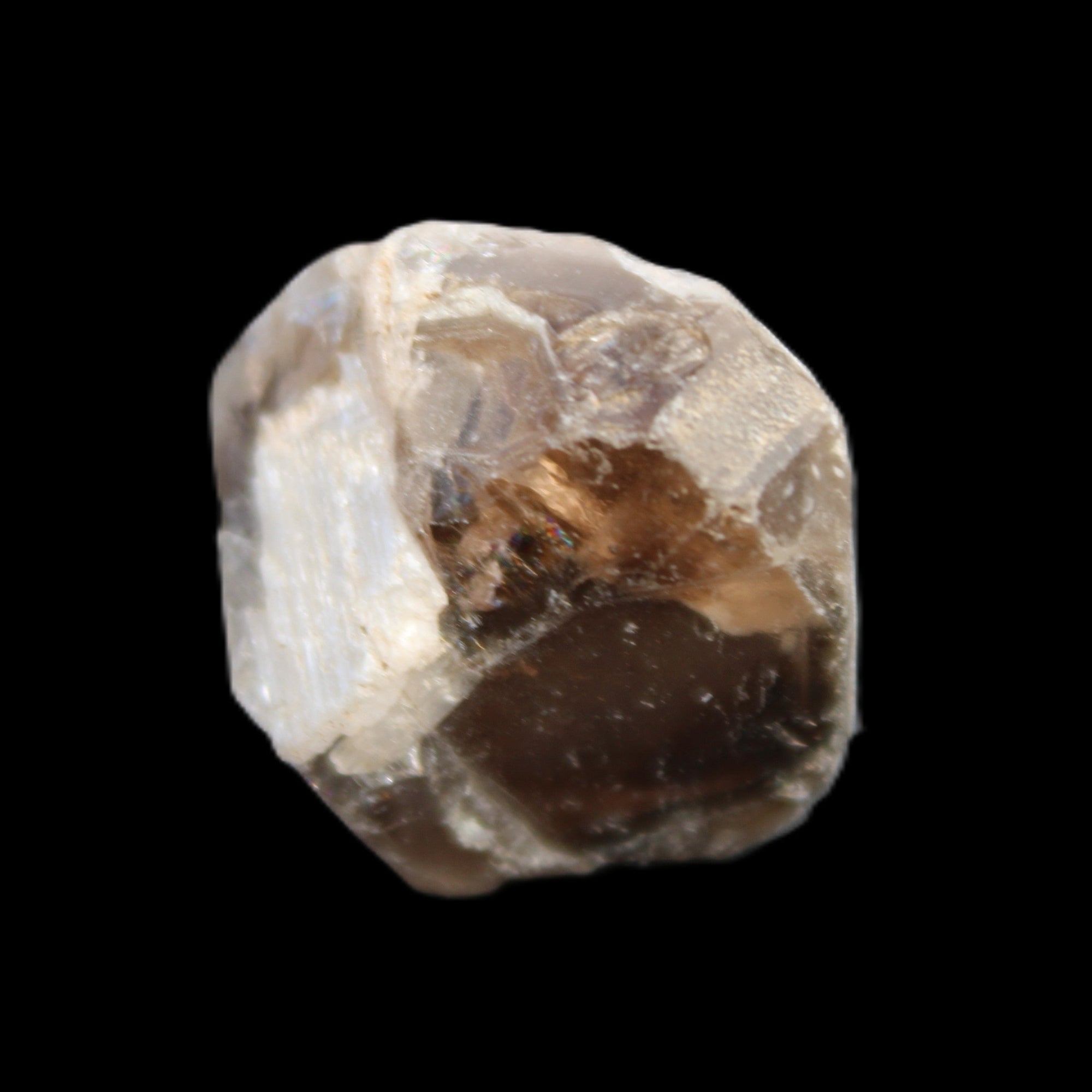 Brandy Topaz with Tourmaline specimen from Skardu 11.9g in sunlight - Rocks and Things Store