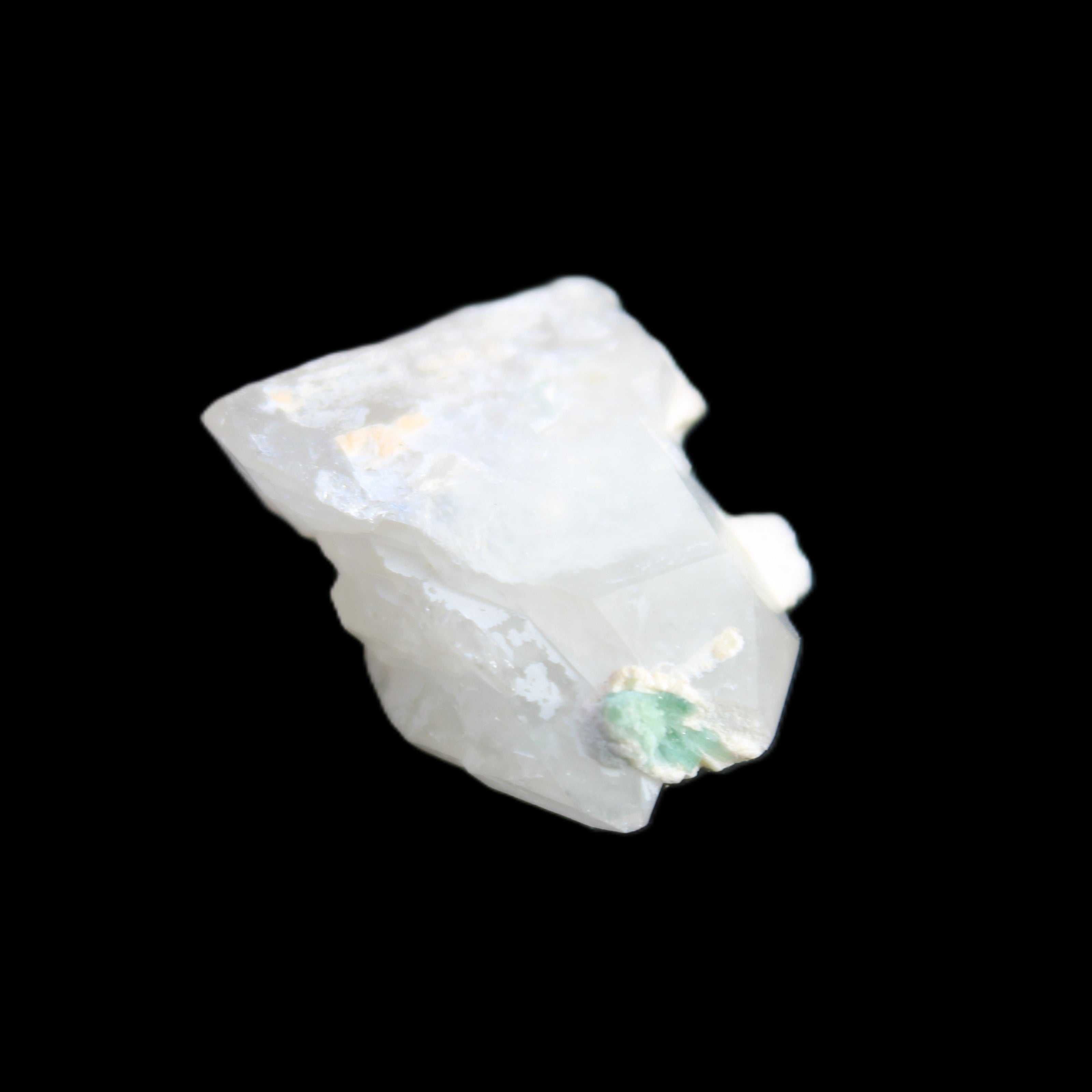 Green Tourmaline cluster 4.9g in sunlight - Rocks and Things Store