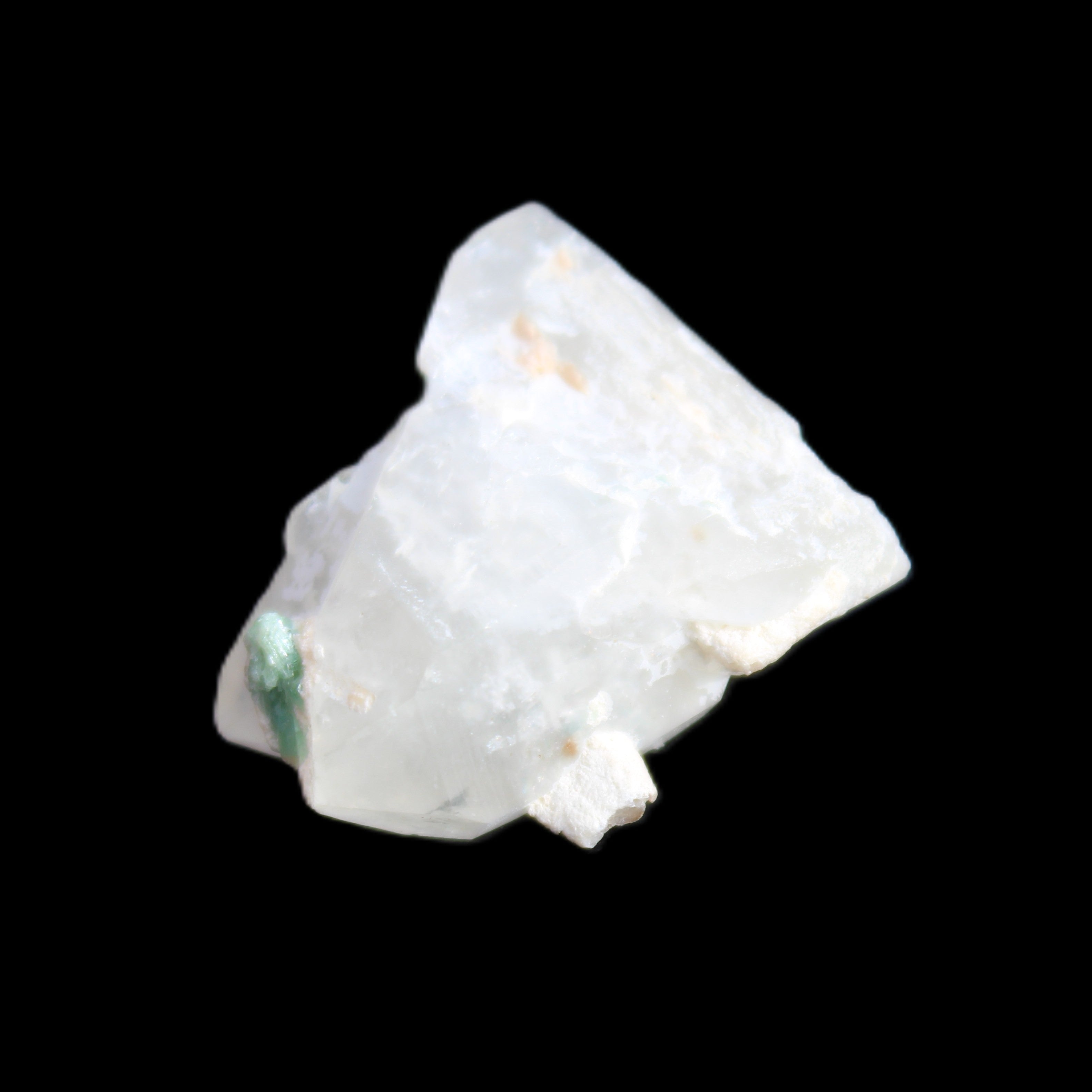 Green Tourmaline cluster 4.9g in sunlight - Rocks and Things Store