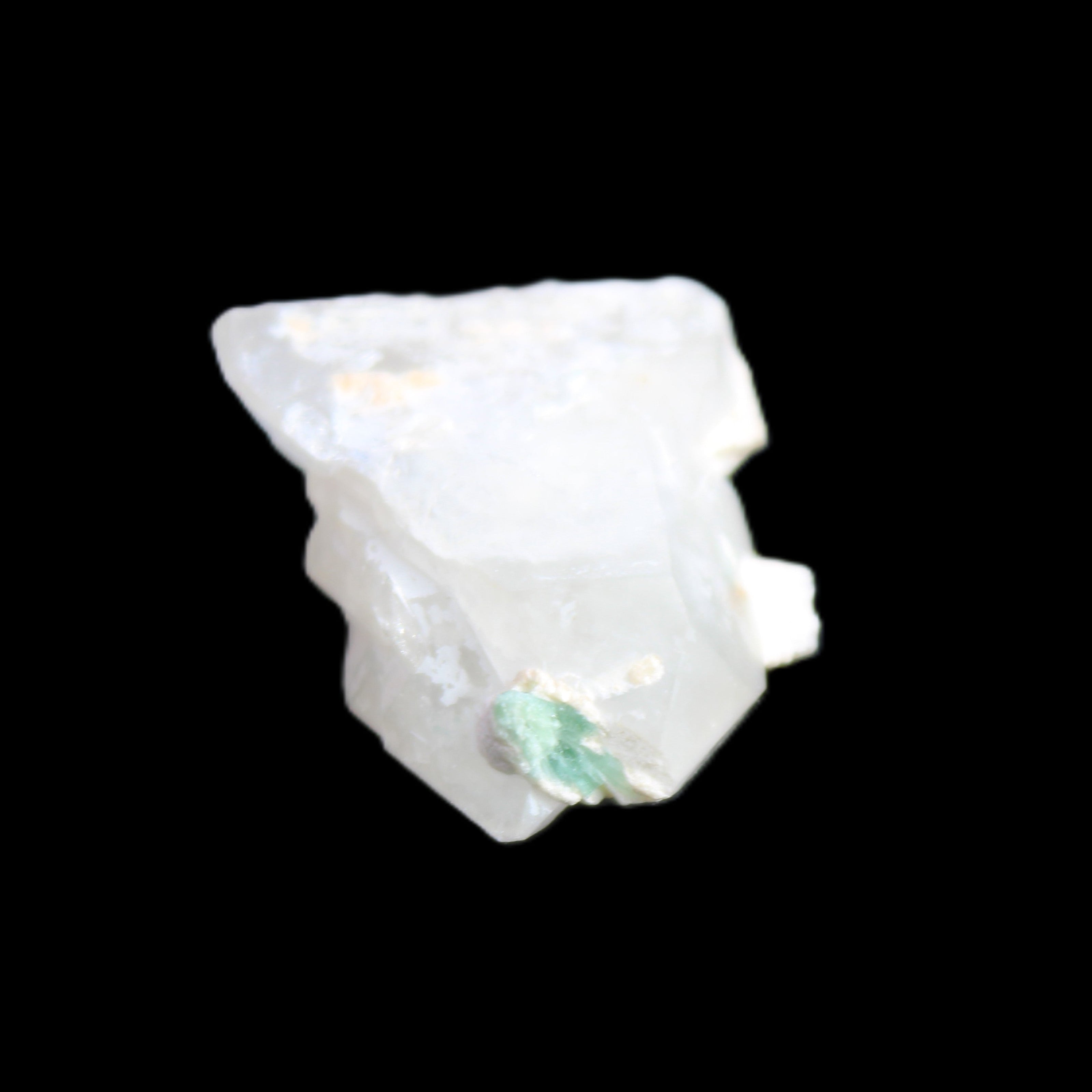 Green Tourmaline cluster 4.9g in sunlight - Rocks and Things Store