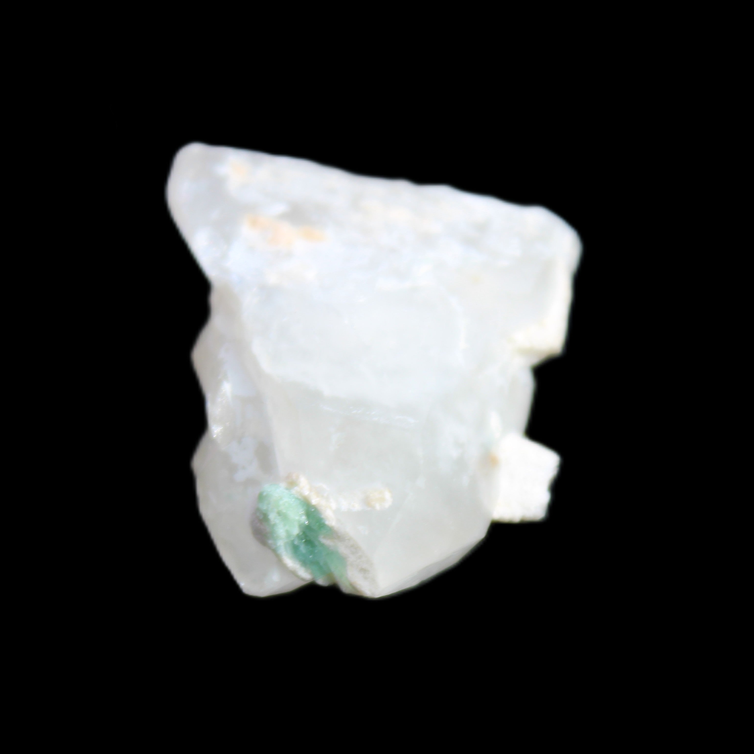 Green Tourmaline cluster 4.9g in sunlight - Rocks and Things Store