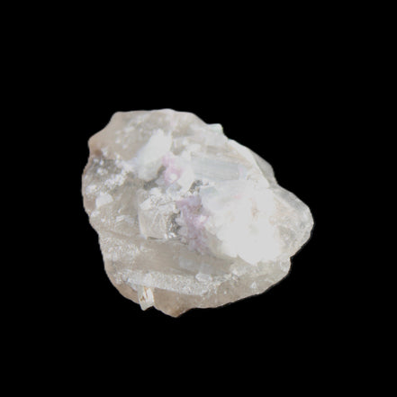 Tiny Clear Aquamarine on Quartz 4.8g in sunlight - Rocks and Things Store