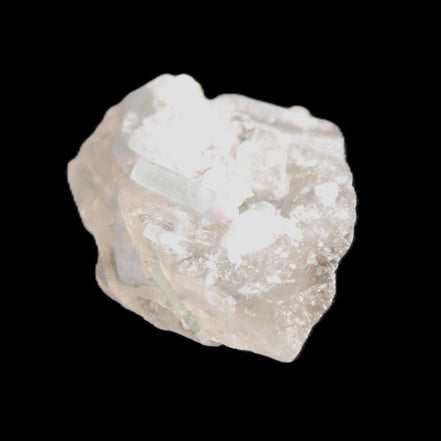 Tiny Clear Aquamarine on Quartz 4.8g in sunlight - Rocks and Things Store
