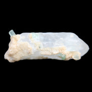 Tiny Aquamarine crystals on Quartz 4.1g in sunlight - Rocks and Things Store