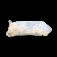 Tiny Aquamarine crystals on Quartz 4.1g in sunlight - Rocks and Things Store