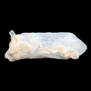 Tiny Aquamarine crystals on Quartz 4.1g in sunlight - Rocks and Things Store